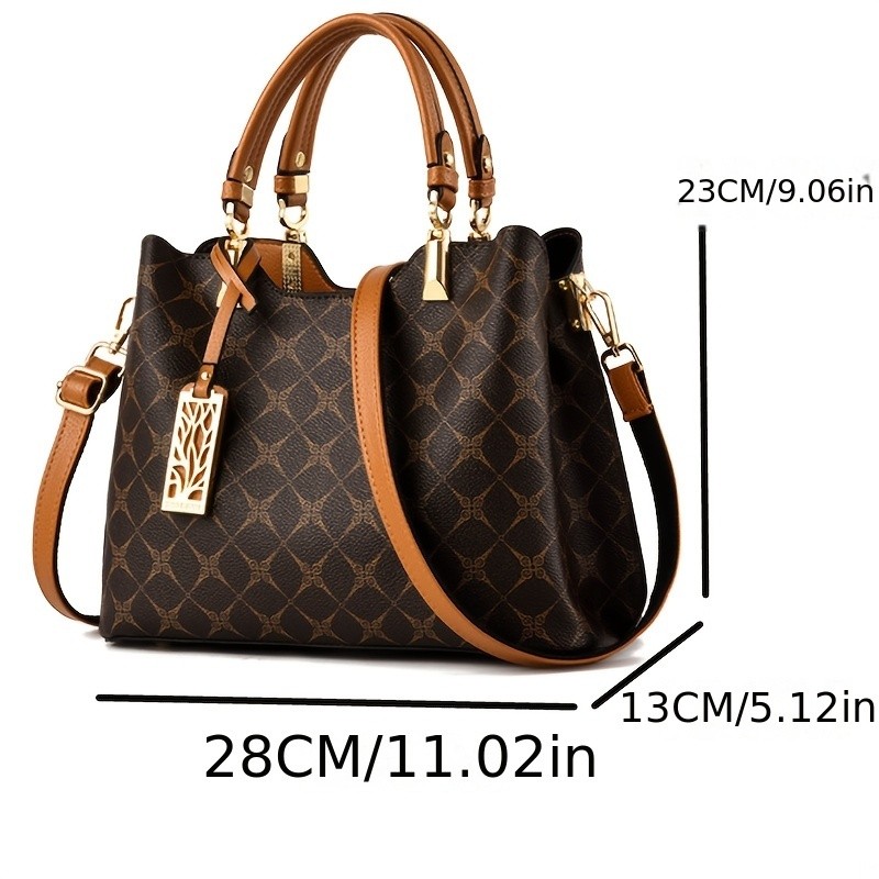 Womens High-Quality Top-Grain Genuine Leather Handbag