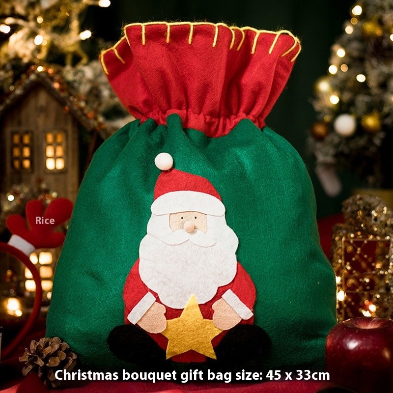 Drawstrings Christmas Gift Bags