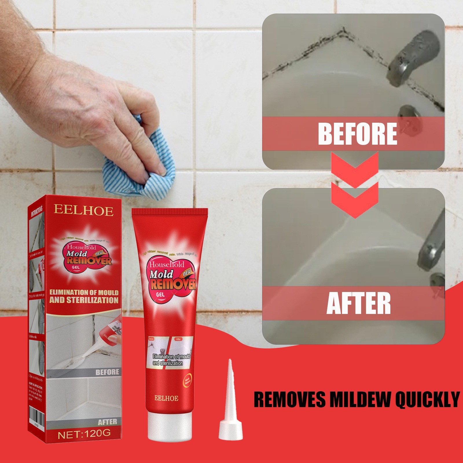 Mold Stain Cleaner Gel