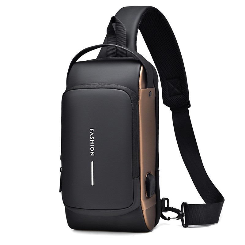 Anti-Theft USB Charging Crossbody Backpack