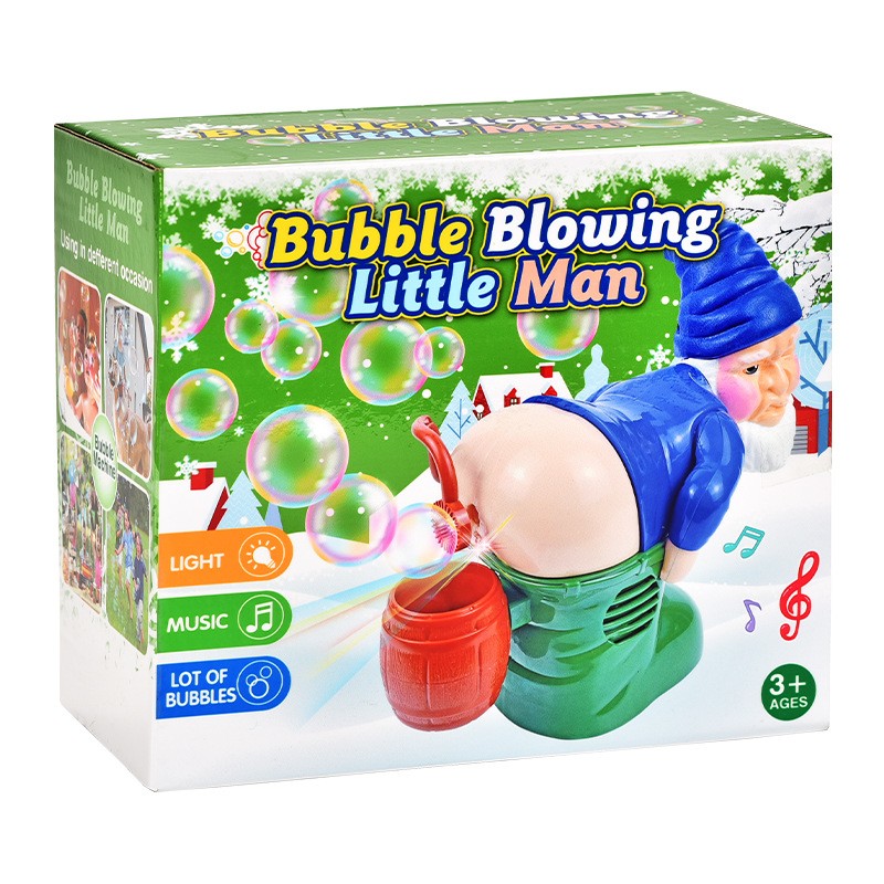 Bubble Blowing Santa