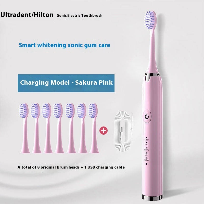 Rechargeable Ultrasonic Electric Toothbrush