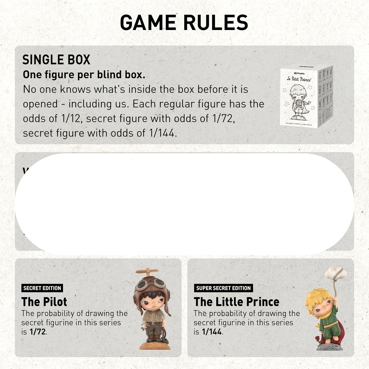 POPMART Hirono Le Petit Prince Series Figures