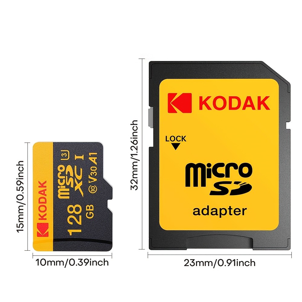 128GB KODAK Charmera Camera High-Speed Memory Card