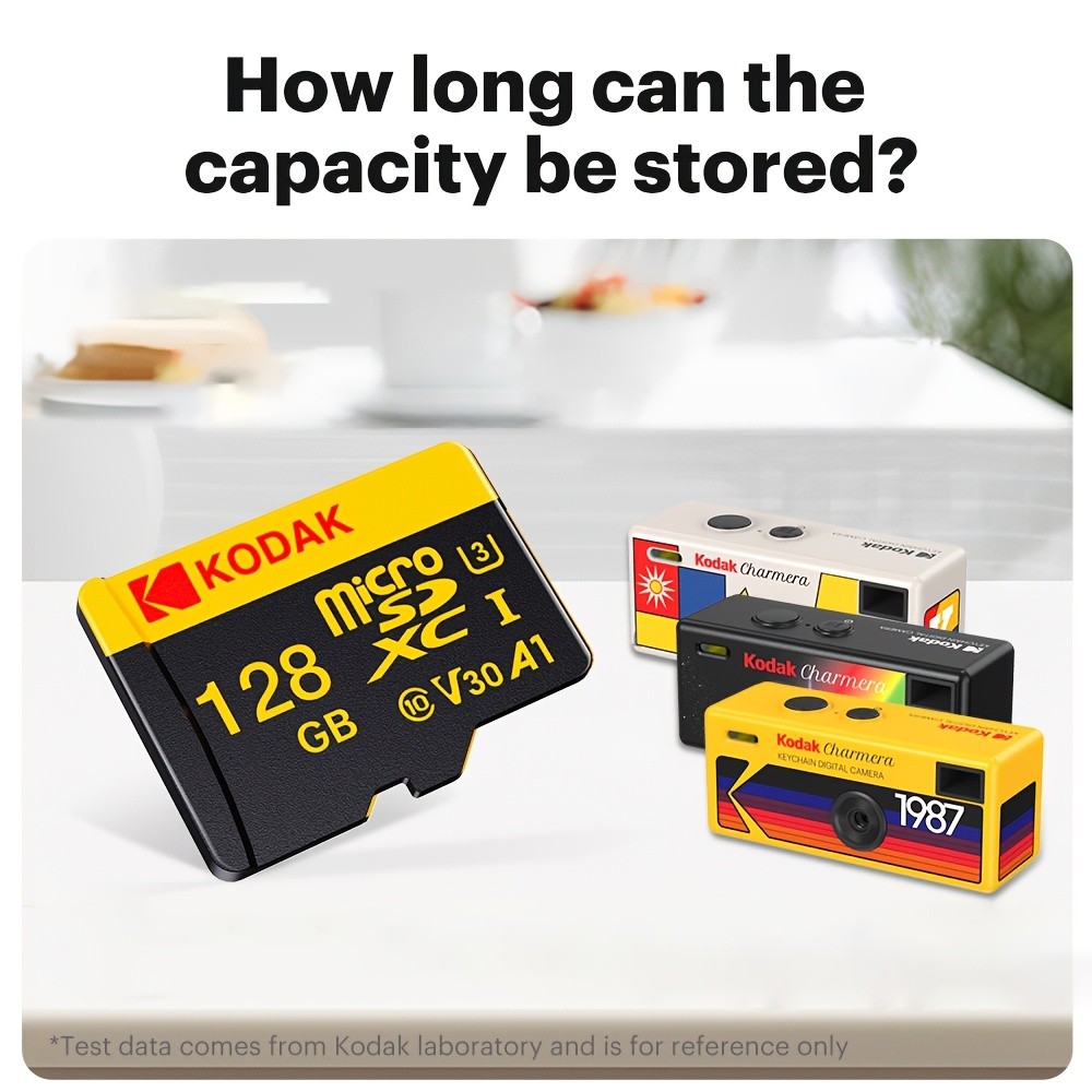 128GB KODAK Charmera Camera High-Speed Memory Card