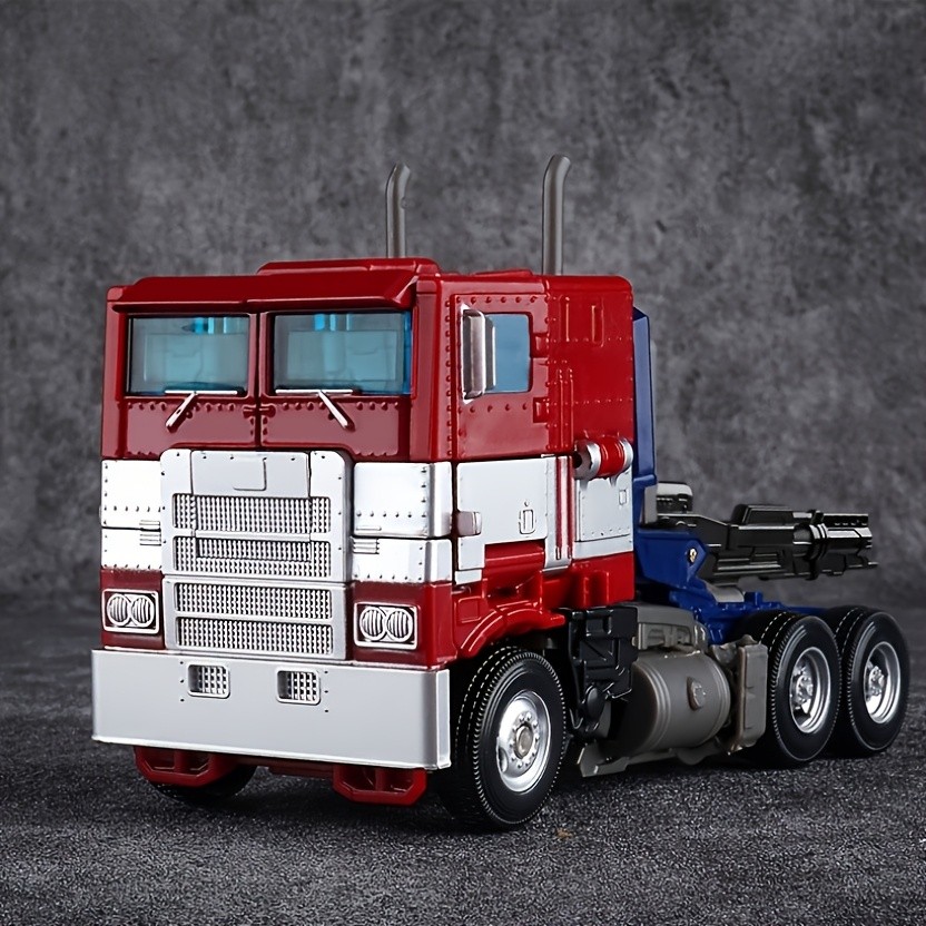 Transformers Optimus Prime 2-in-1 Convertible Statue Figure with Power Axe