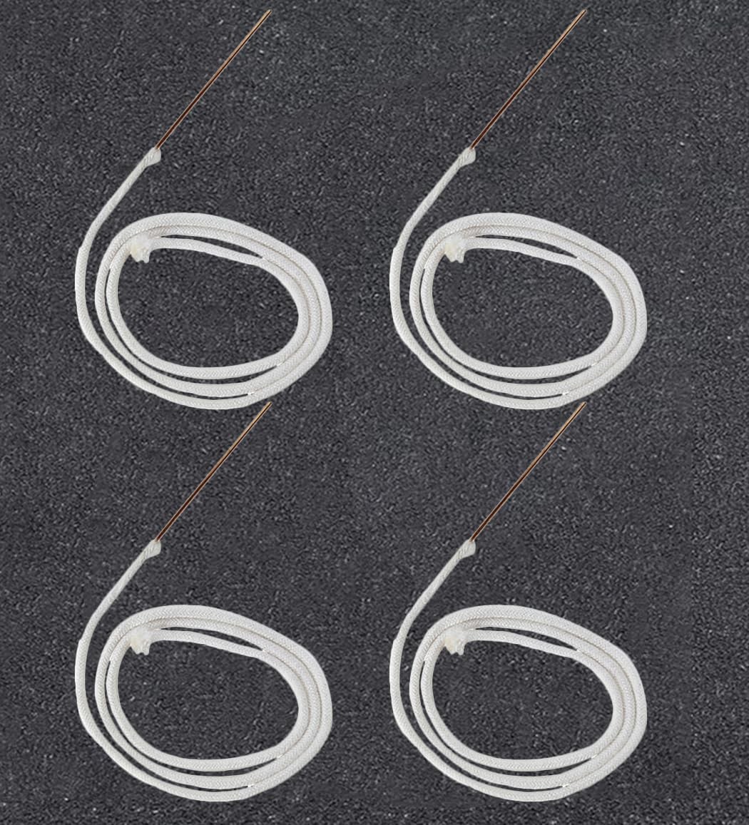 4PCS Kerosene Lighter Consumables Replacement Cotton Core with Metal NeedleLighter Accessories Suitable for Most Brands of Kerosene Lighter