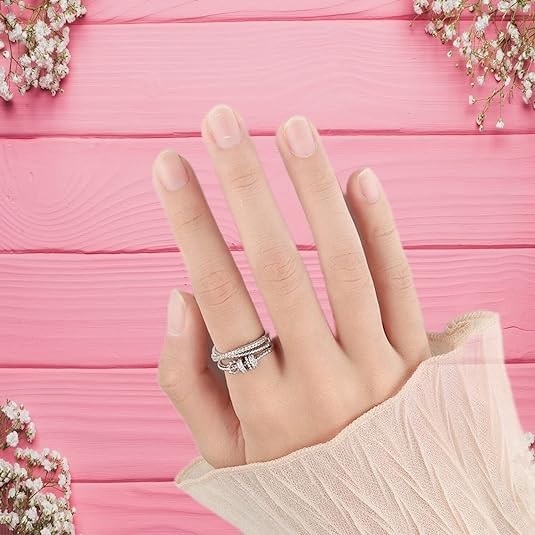 Fidget Anxiety Zircon Ring