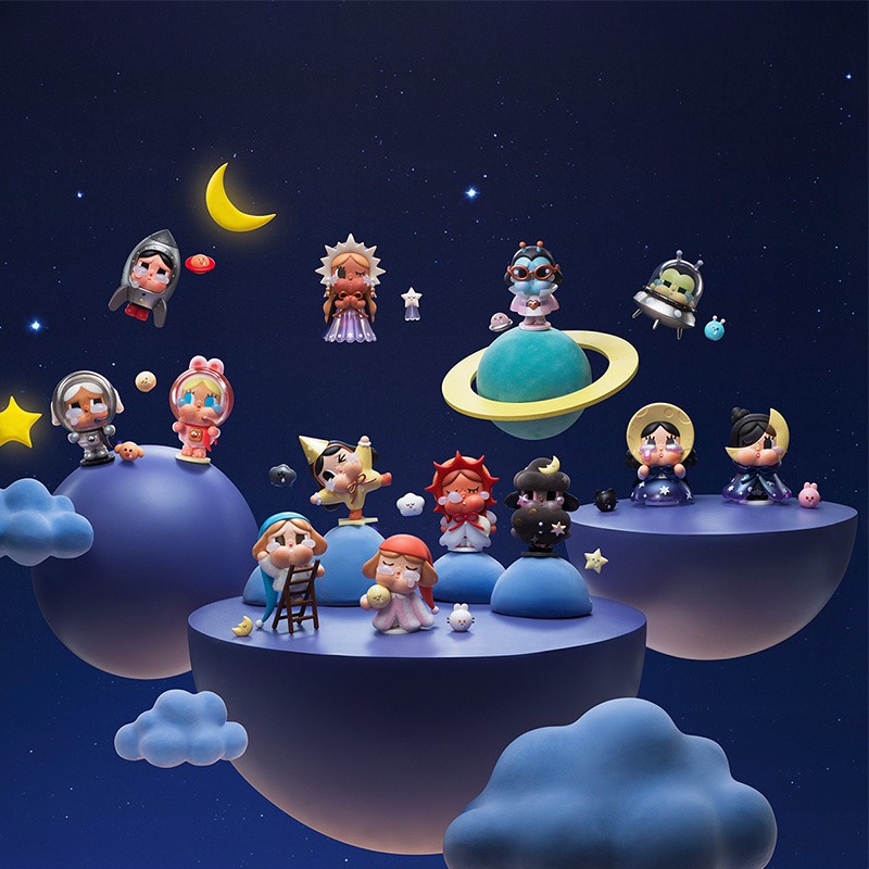 POP MART CRYBABY CRYING TO THE MOON SERIES FIGURES BLIND BOX