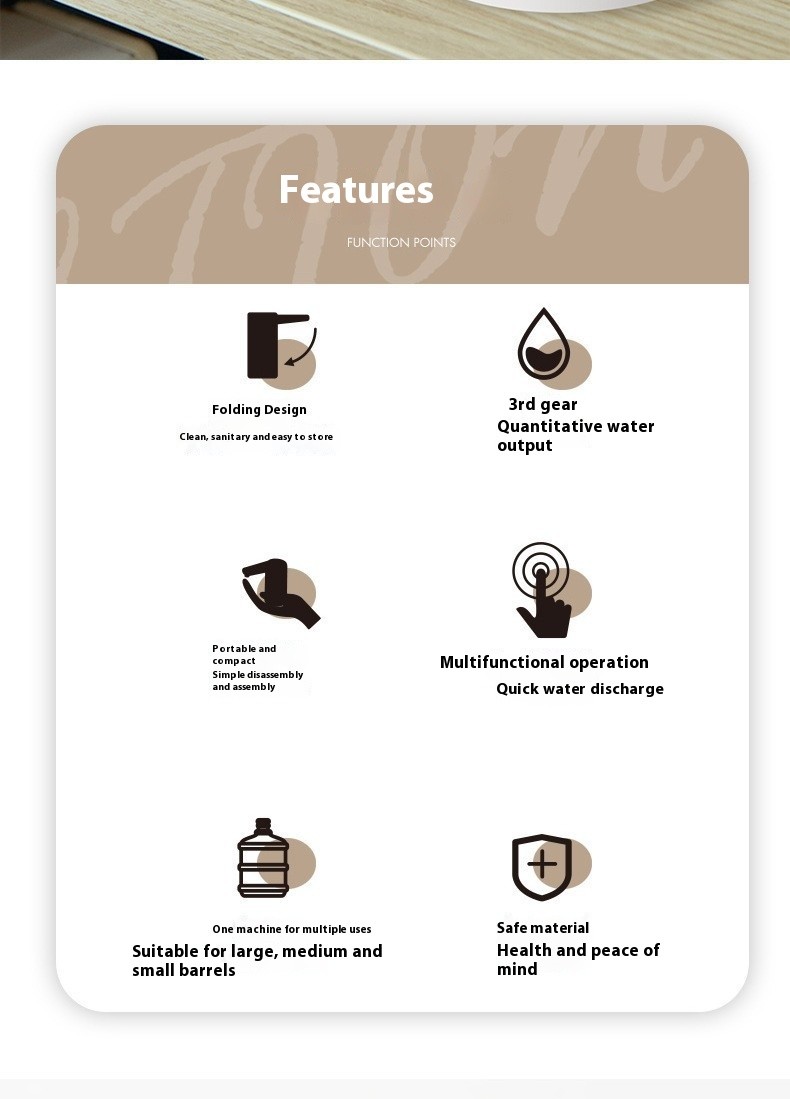 Universal 2-5 Gallon Bottle Automatic Water Dispenser Pump