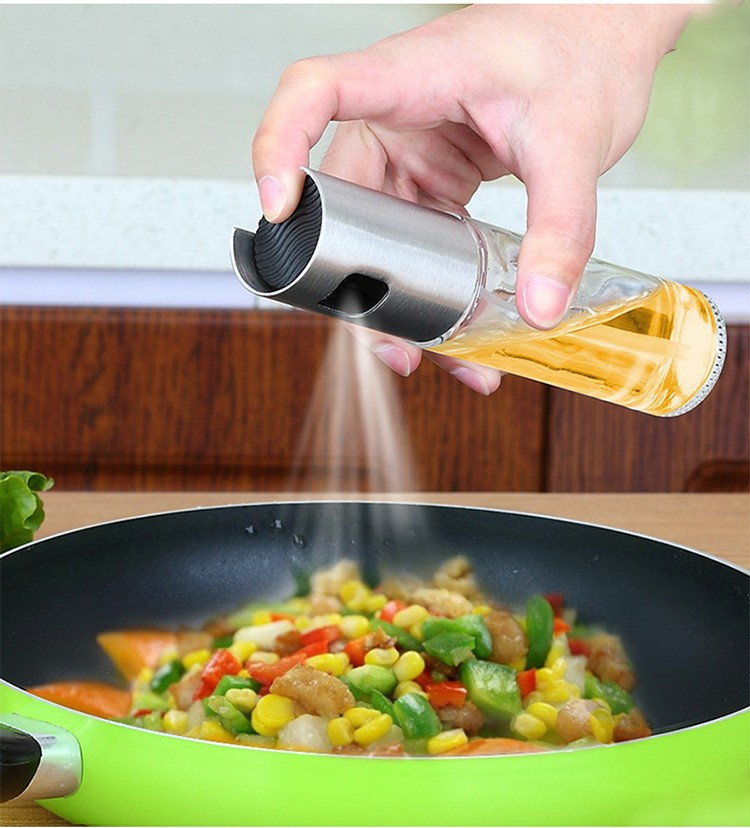 Kitchen Cooking Oil Vinegar Spray Bottle
