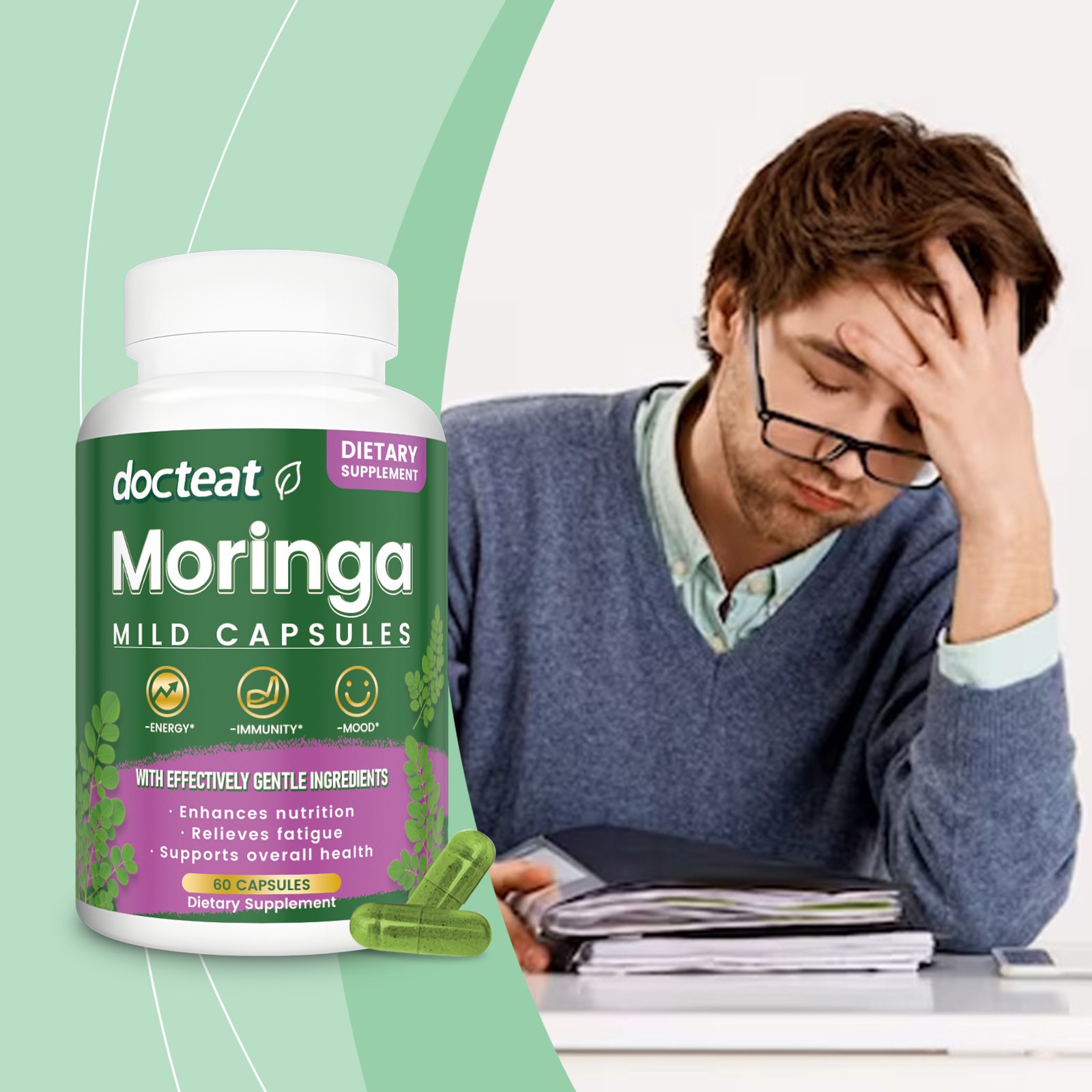 docteat Moringa Mild Capsules Boost Your Health Naturally