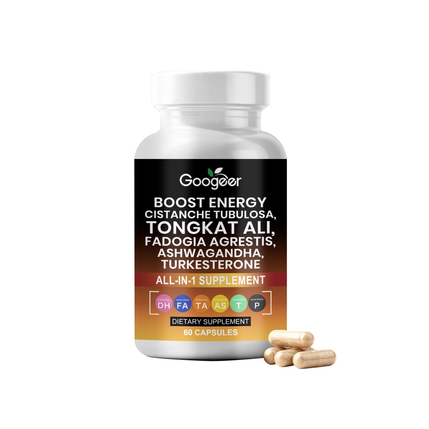 Googeer Boost Energy Supplement  Enhance Vitality & Strength Naturally