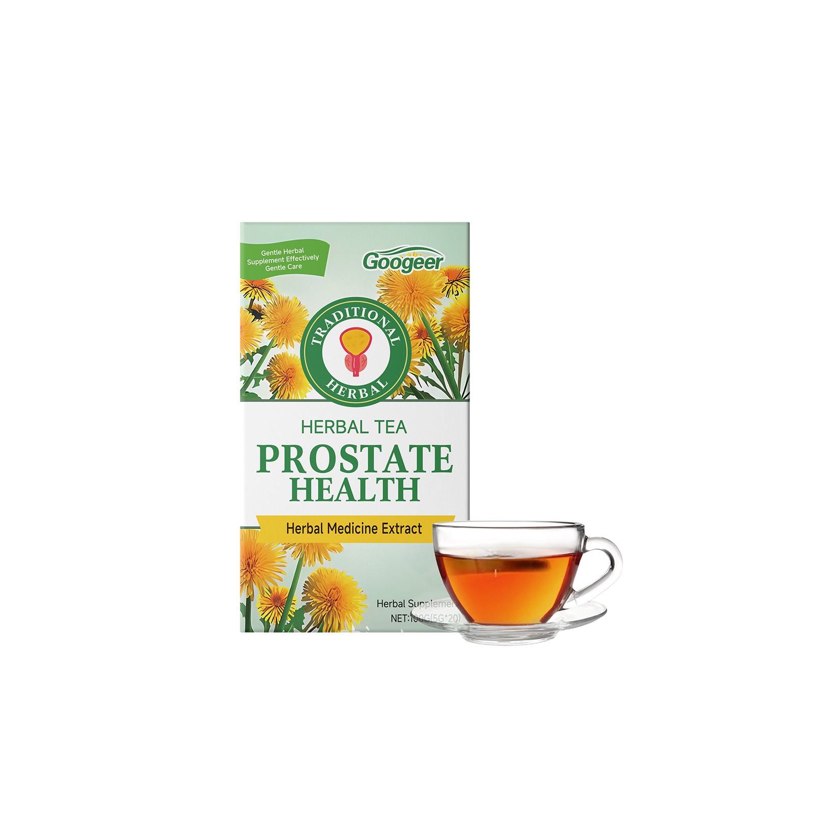 Prostate Health Herbal Tea  Gentle Herbal Care for Mens Wellness