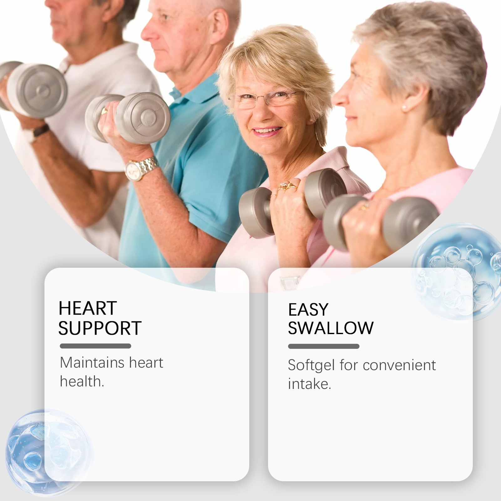 CoQ-10 100mg Supports Heart Health and Vitality