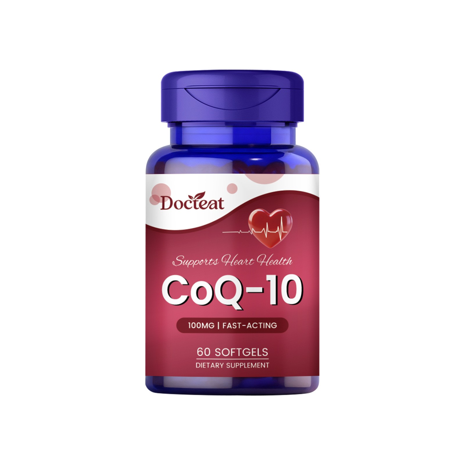 CoQ-10 100mg Supports Heart Health and Vitality