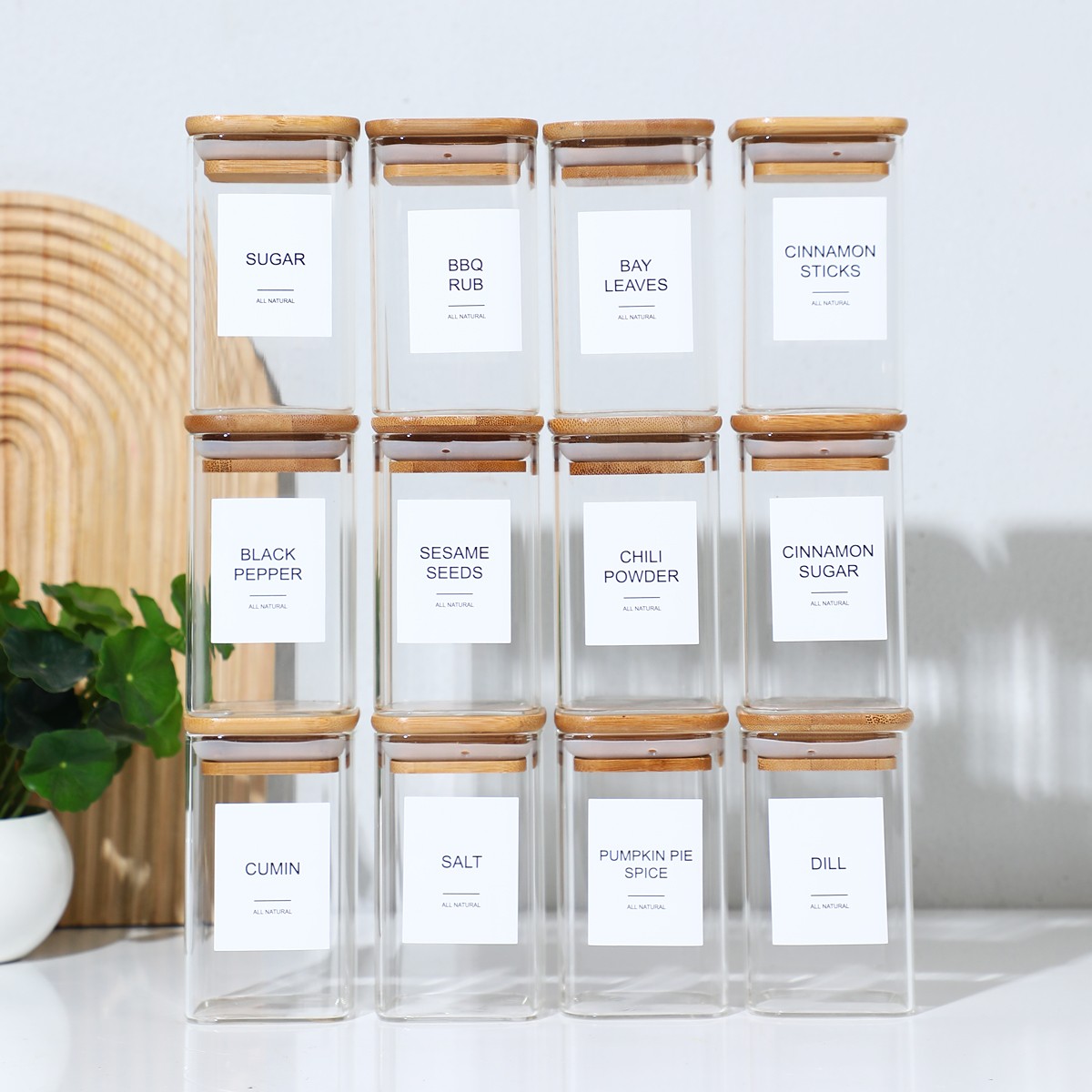 Kitchen Pepper Jars For Salt Seasoning