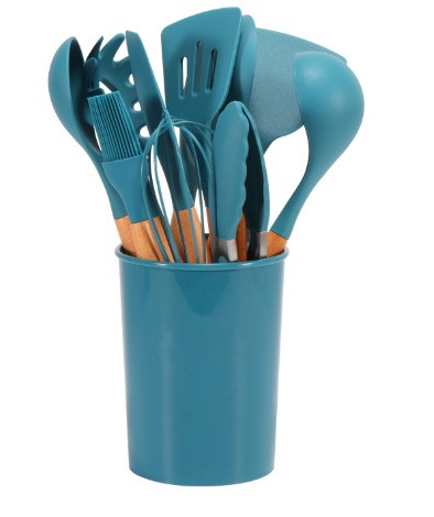 Wooden Handle Silicone Kitchenware