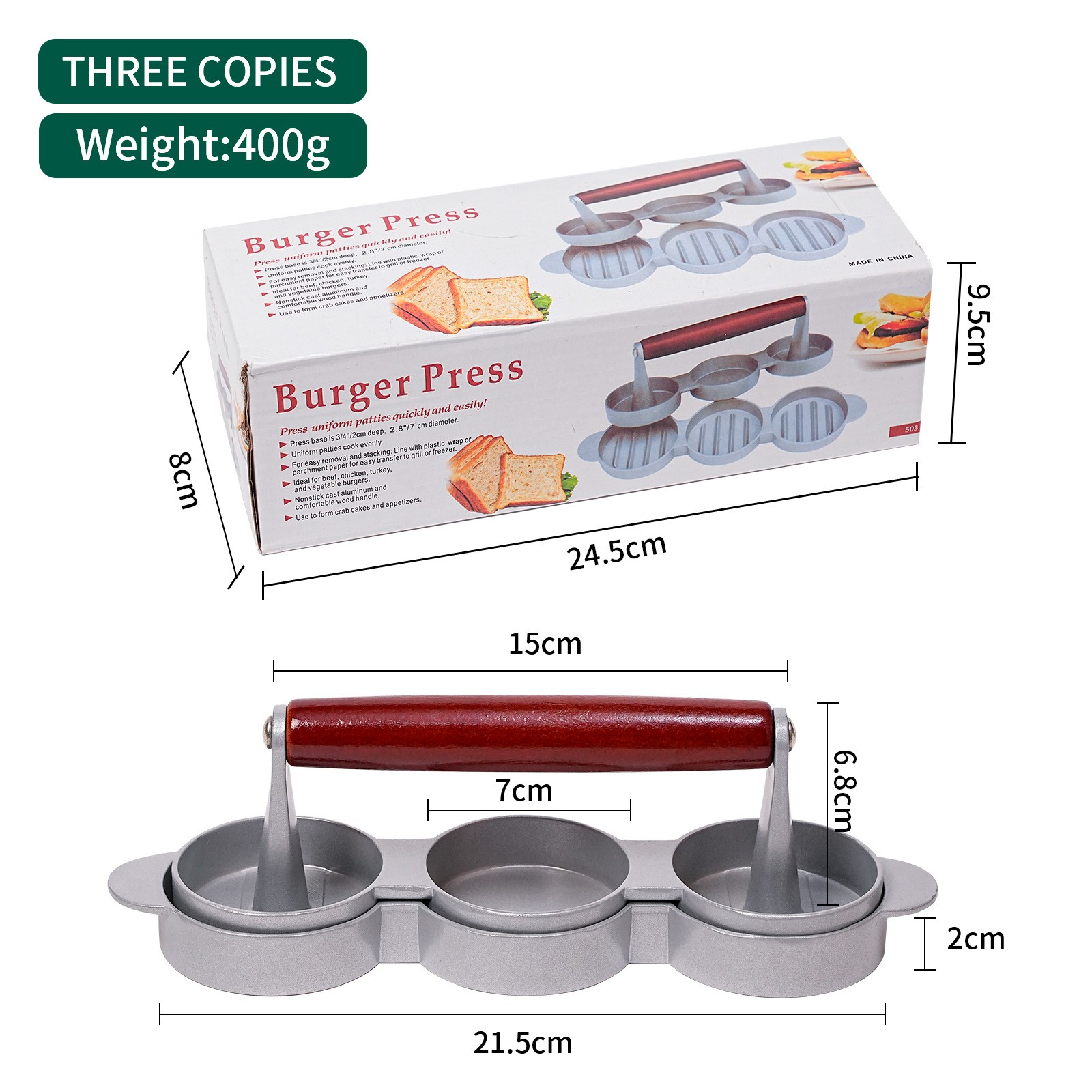 Mini Burger Press