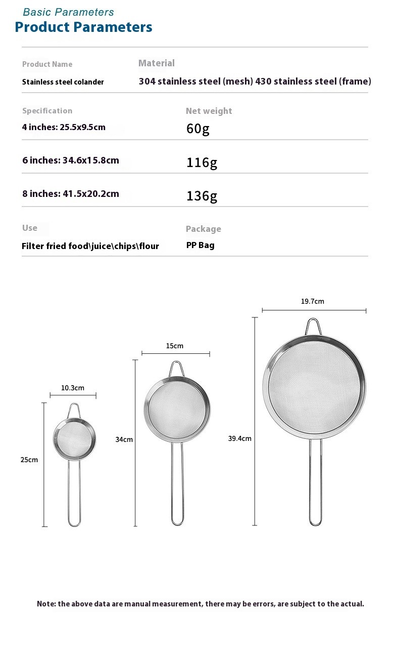 Stainless Steel Fine Mesh Filter