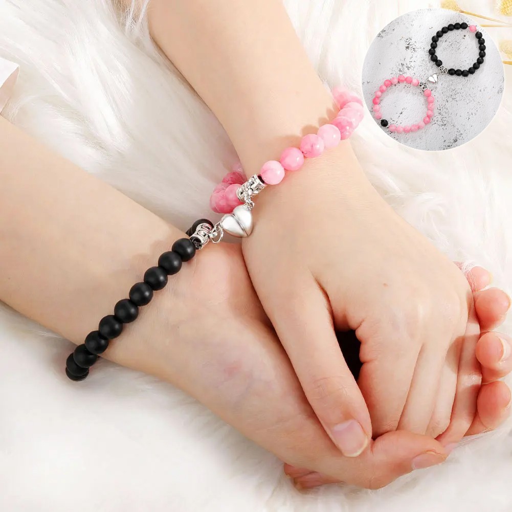 One Pair Magnetic Couple Bracelet For Women & Men