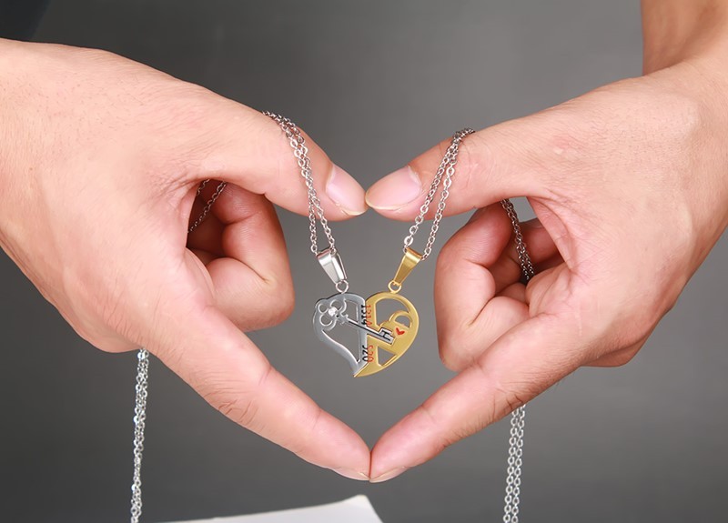 Pendant Love Necklace Set