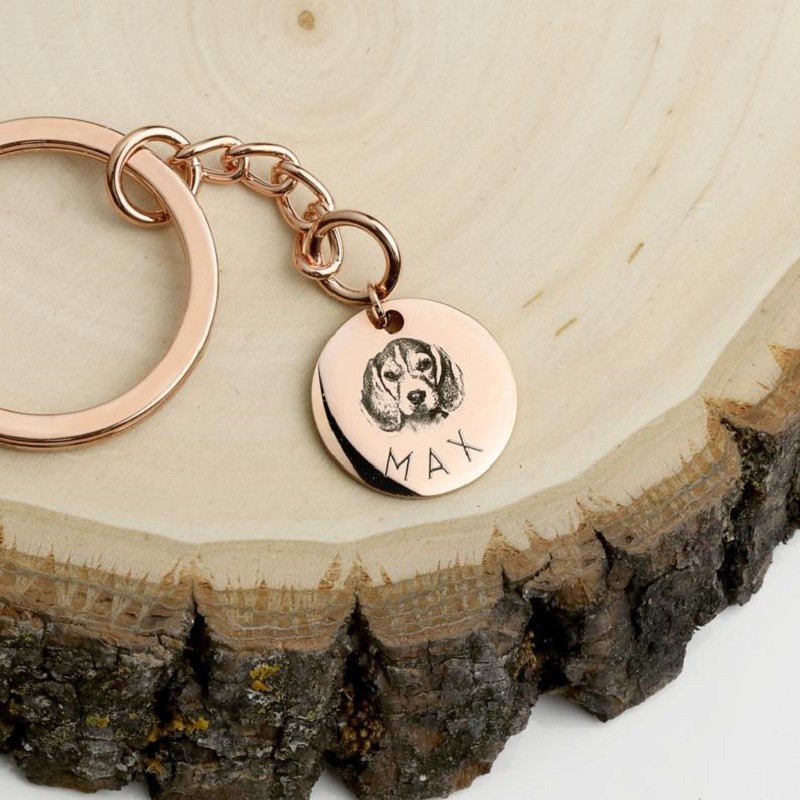 Personalized Dog Portrait Necklace