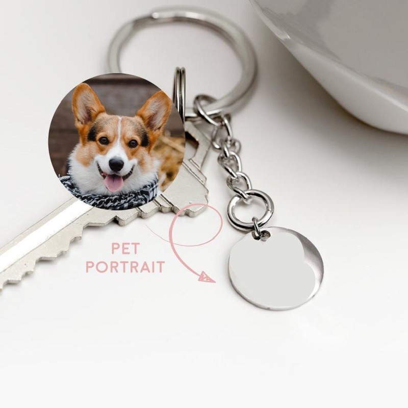 Personalized Dog Portrait Necklace