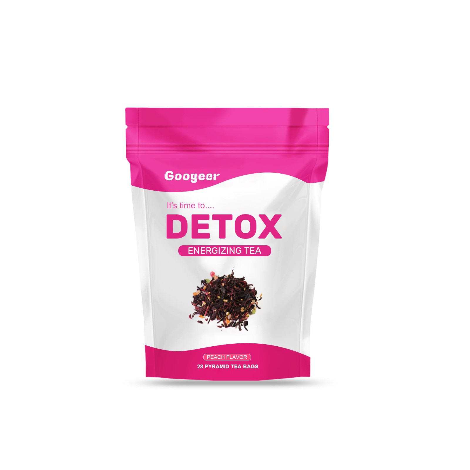 Detox Energizing Tea Peach Flavoured Herbal Tea for Daily Refresh and Vitality