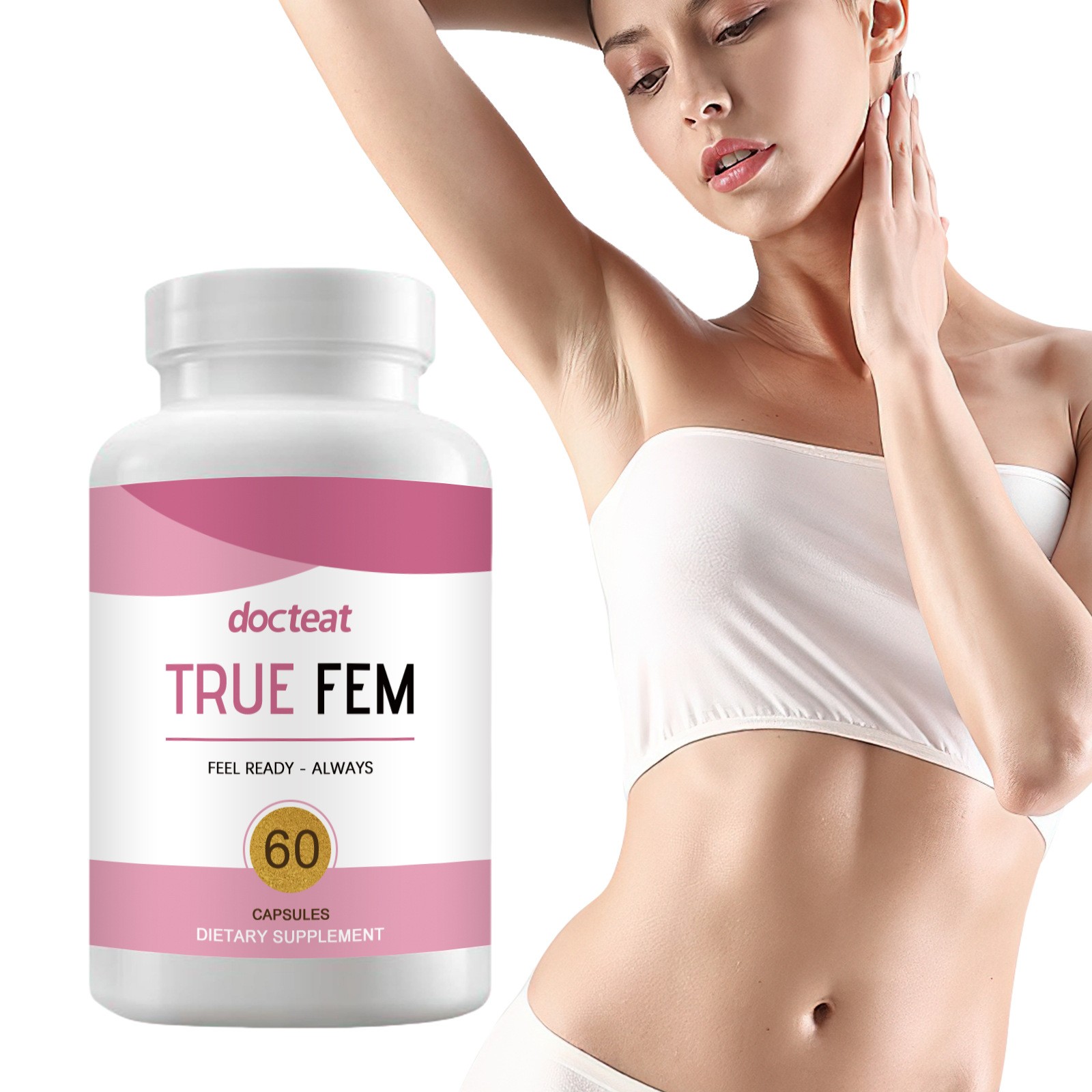 True Fem Capsules  Daily Support for Womens Health, Vitality, and Wellbeing