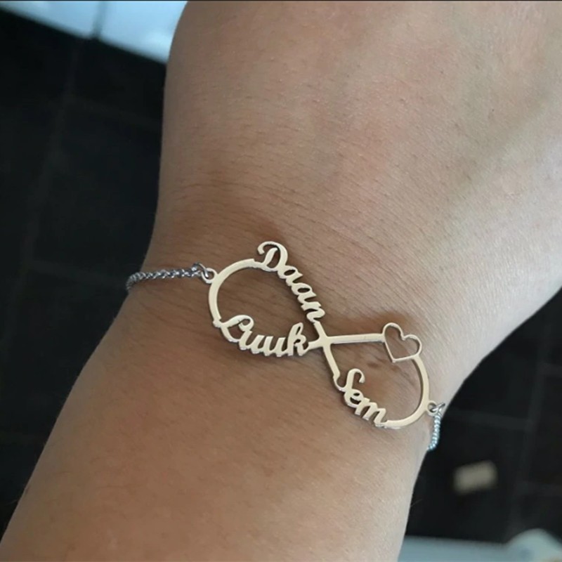 Personalized Infinity Custom Name Bracelet