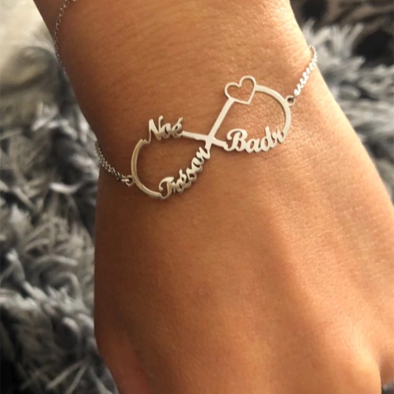Personalized Infinity Custom Name Bracelet