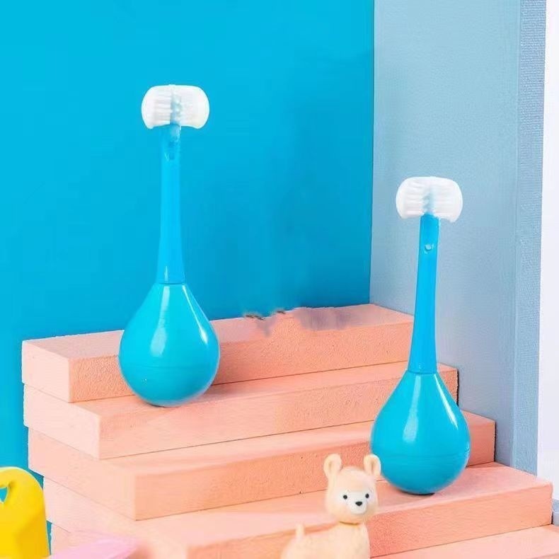 3D Children Three-Sided Toothbrush