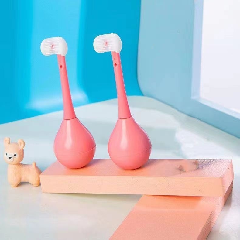 3D Children Three-Sided Toothbrush