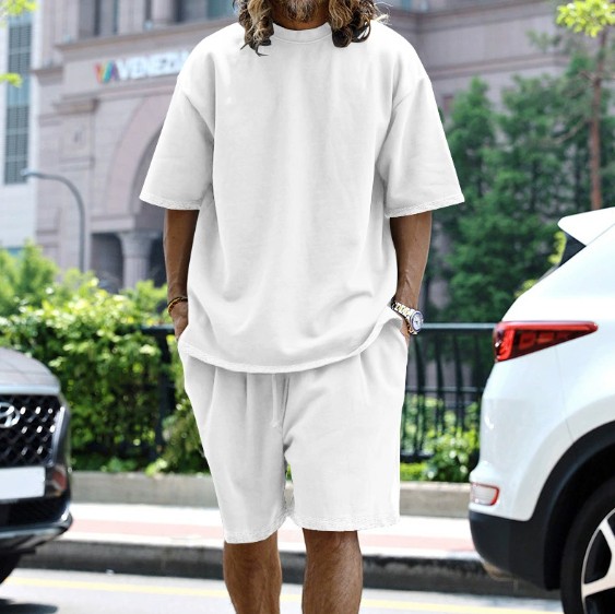 Solid Color Sport Loose Set