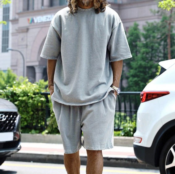 Solid Color Sport Loose Set