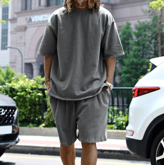 Solid Color Sport Loose Set