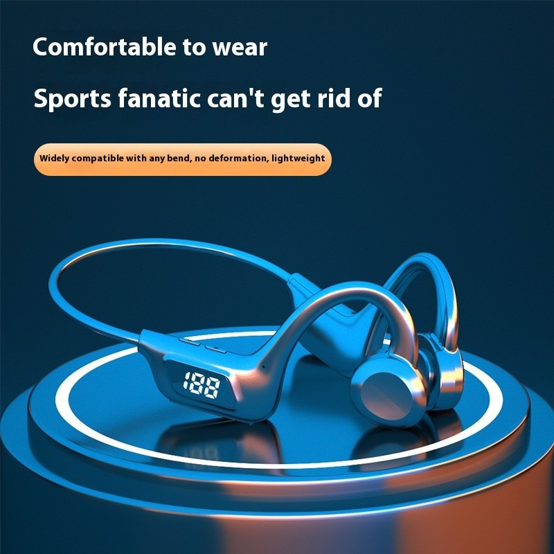 Bone-Conduction Headset Bluetooth Earphones