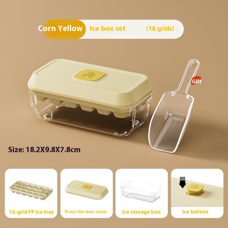 Silicone Ice Cube Tray With Lid