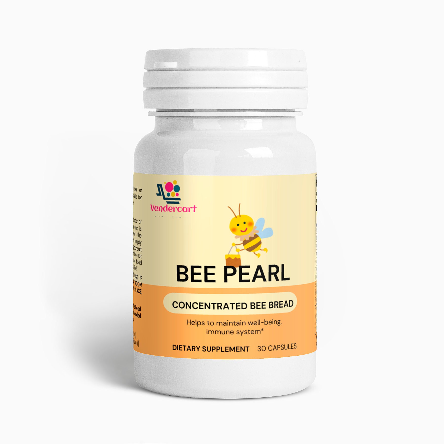 Bee Pearl Concentrated Bee Bread Capsules for Daily Wellness