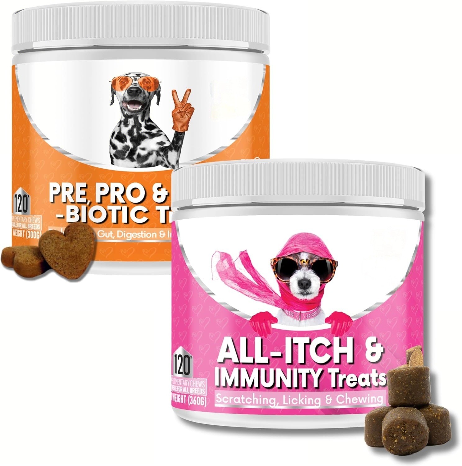 Pre, Pro & Post-Biotic Dog Treats