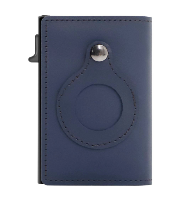 Leather Airtag Slim Wallet