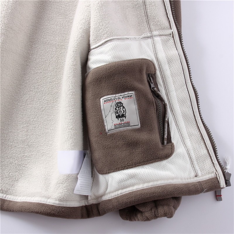 Warm Polar Fleece Pocket Jacket