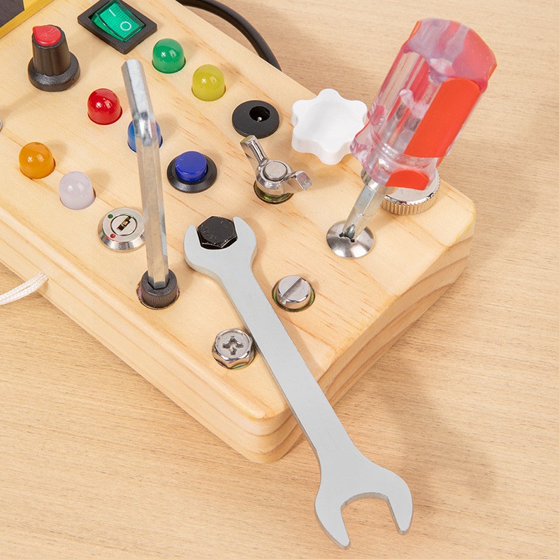 Montessori Wooden Switch Board