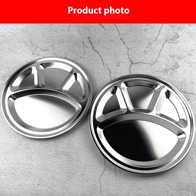 Stainless Steel Round Snack Plate