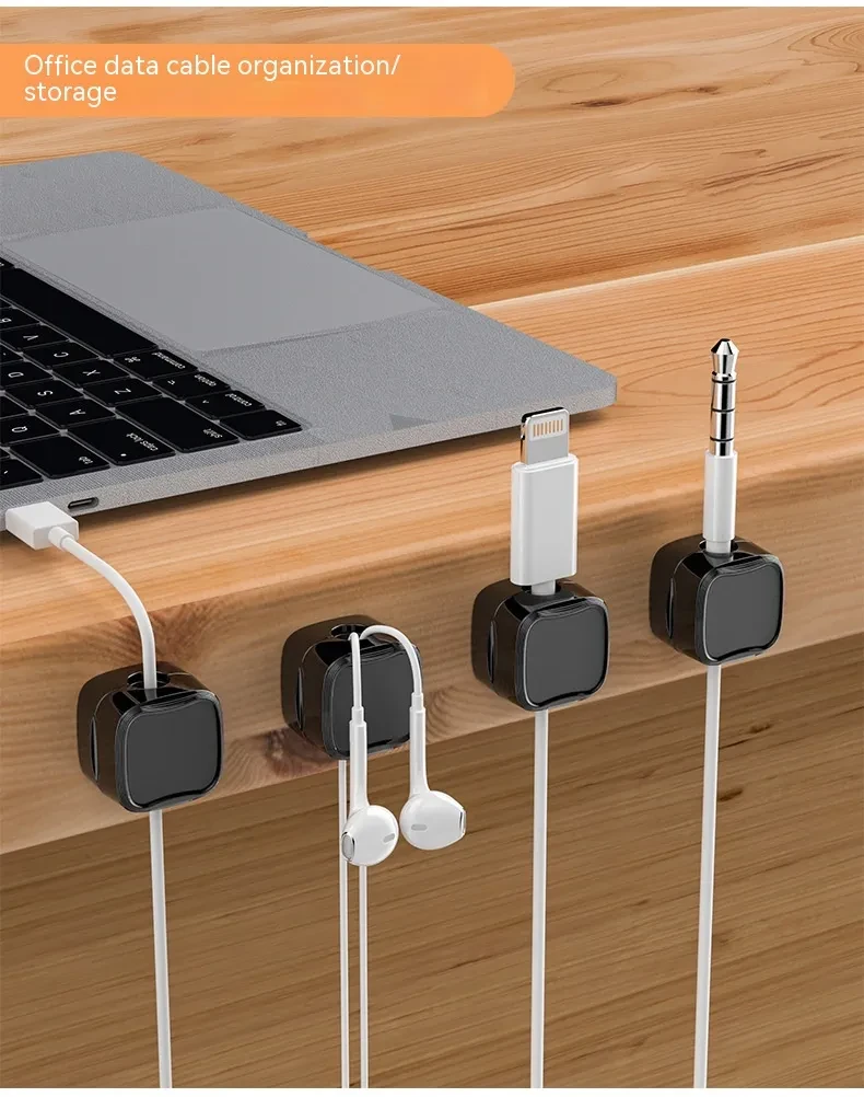 Magnetic Cord Organizer, Easy Secure Adhesive Cable Management