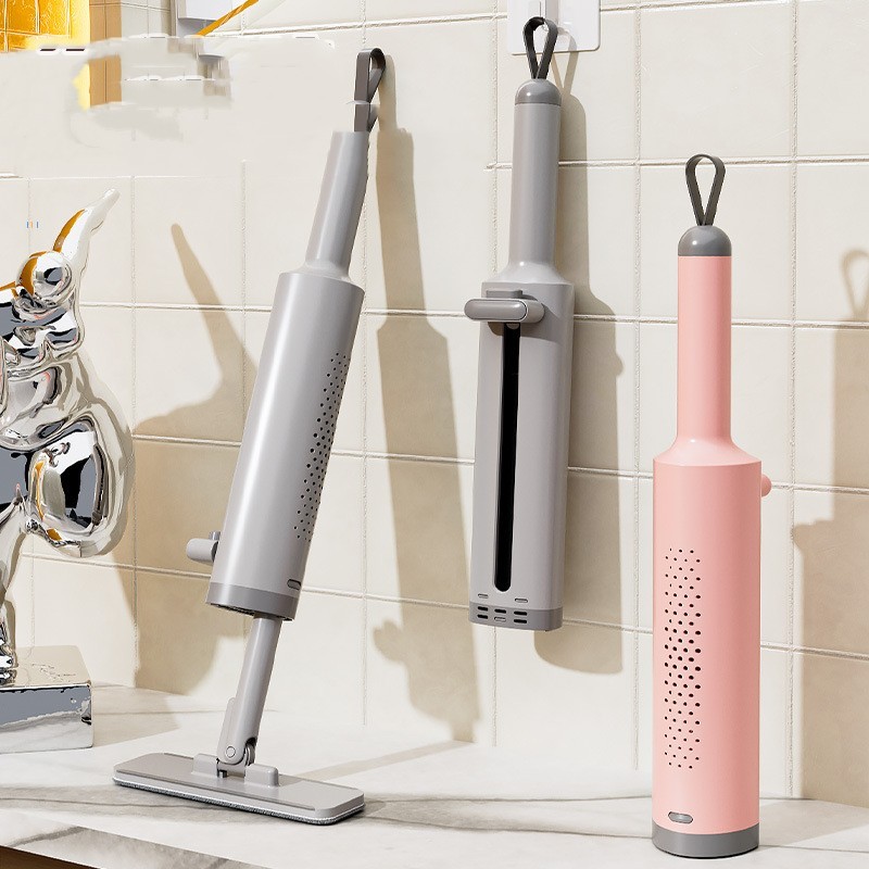 Mop With 2 Reusable Microfiber Pads