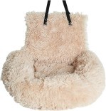 Pet Car Bed  Travel Safety & Comfort Seat for Dogs & Cats