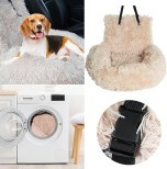 Pet Car Bed  Travel Safety & Comfort Seat for Dogs & Cats