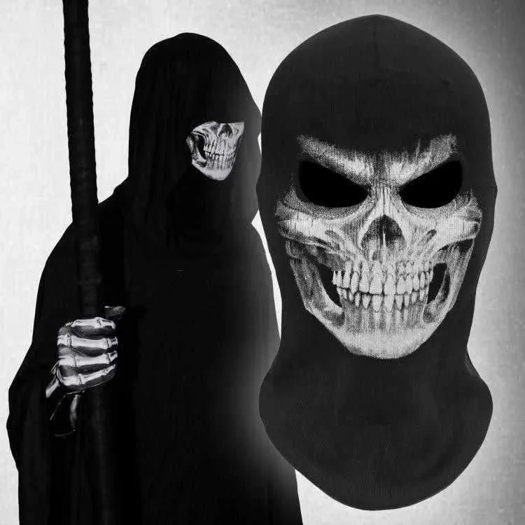 Skull Camo Face Mask